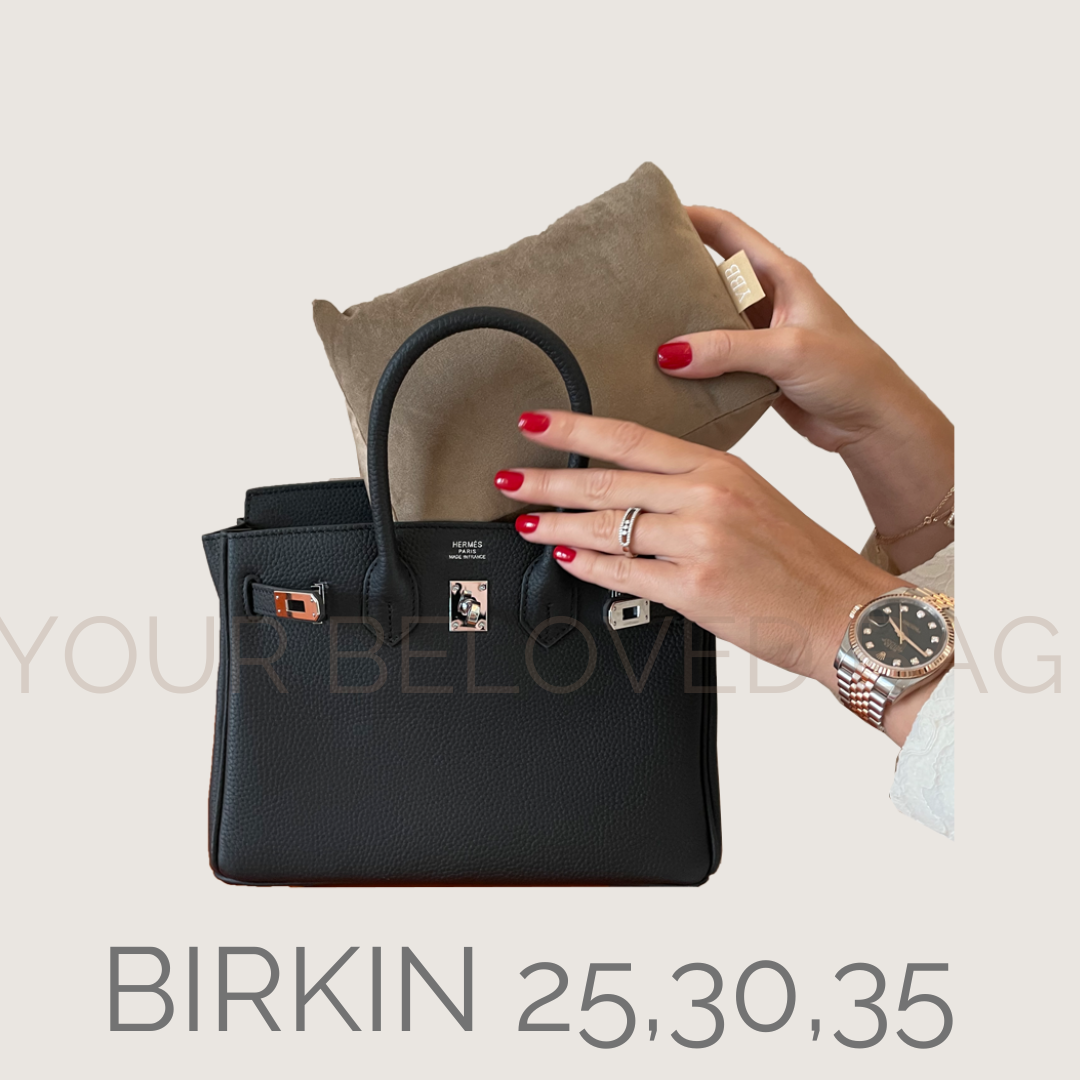 Hermes Birkin 25 Black Bag Rose Gold Hardware Togo Leather